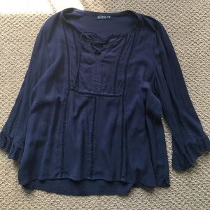 Navy Cotton On Blouse